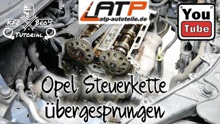 Steuerkette wechseln  Anleitung  Drehmomentwerte  Z14XEP  10 12 14 Opel Corsa Astra Zafira [upl. by Sialac]