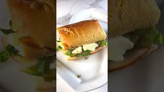 How to make an easy turkey sandwich l Turkey breast sandwich recipe with leftovers [upl. by Roux]