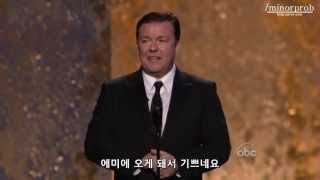 Ricky Gervais presenting Emmy Korean sub [upl. by Valdis245]