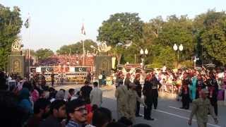 Wagah Border Ceremony from Pakistani Side [upl. by Noraa631]