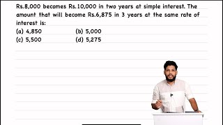 Simple Interest  Mathematics of Finance  Jahfer Sadhique  Malayalam  CA Foundation  PYQ Nov 06 [upl. by Atiuqrahs]