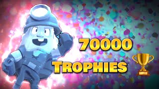 I Hit 70k Trophies 🏆 [upl. by Anelhtac]