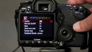 Canon 50D  Selecting RAW file type [upl. by Ahola]