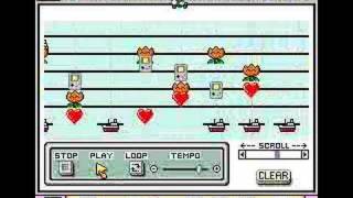 Yoshis Island  Title Theme on Mario Paint [upl. by Akirdnuhs]