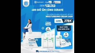 🌟𝐇𝐚𝐬𝐚𝐤𝐢 𝐱 𝐂𝐞𝐫𝐚𝐕𝐞✨ 48H GIỮA ẨM CÙNG CERAVE  MUA 1 TẶNG A [upl. by Collbaith386]