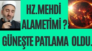 Güneşteki patlamaHz Mehdi alametimi hzmehdias [upl. by Eyar]