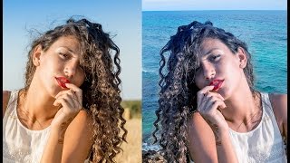 Photoshop hair masking from difficult background  How to Cut Out Hair in photoshop [upl. by Hagar]