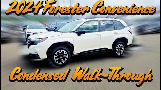 2025 Subaru Forester Convenience Condensed WalkThrough 25FR3315 [upl. by Janelle]