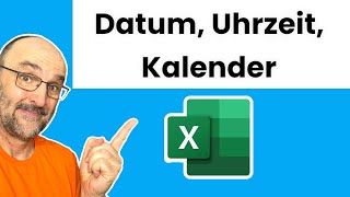 EXCEL UHRZEIT DATUM KALENDER erstellen [upl. by Einnad950]