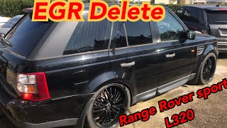 Range Rover Sport L320 TDV6 EGR Delete [upl. by Adama]