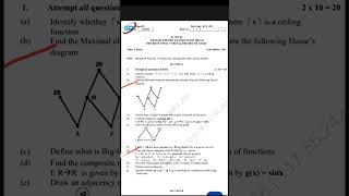 Discrete Structures and Theory of Logic question paper Btech 2nd year  AKTU  CSE  Imp qus [upl. by Towrey]