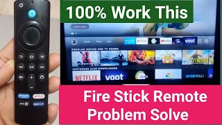 How to Solve Fire Stick Remote Volume Problem [upl. by Ahsaercal]