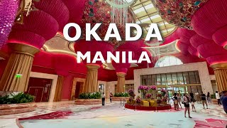 Okada Manila Mall Walking Tour  Okada Colorful Water Fountain Show [upl. by Natty671]