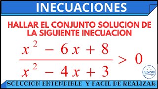 Solución Explicada De INECUACIONES Racionales o con Fracción [upl. by Rasmussen]