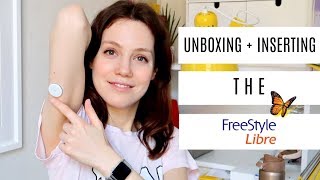 The Freestyle Libre Unboxing  Insertion  Shes Diabetic [upl. by Florance]