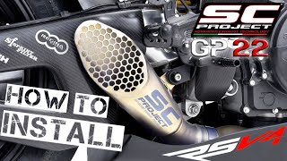 RSV4  SC Project GP22  Install [upl. by Astred]