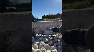 Drilling Into Concrete Rotary Hammer Drill [upl. by Yseult]