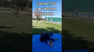 Passagem de Guarda Fechada do Jiu Jitsu Técnica de Pressão para Iniciantes Faixa Branca Azul bjj [upl. by Marlowe]