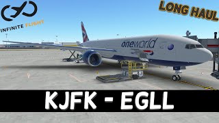 🔴Infinite Flight LIVE  LONG HAUL  New York to London Heathrow [upl. by Innep253]