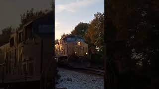 CSX Rerouted grain train at Shell Road [upl. by Roht]