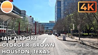 IAH Airport Houston to George R Brown Convention Center in Houston Texas Drive with me [upl. by Tomlinson405]