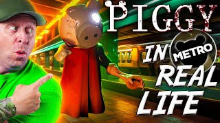 Roblox PIGGY In Real Life Chapter 7 The Metro Thumbs Up Family [upl. by Erodeht951]