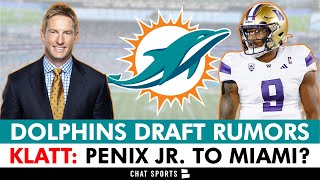 Dolphins Rumors Draft Michael Penix Jr Joel Klatt’s HOT TAKE On Dolphins 1st Round NFL Draft Pick [upl. by Airdnekal781]