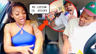 POURING STICKY SYRUP IN My GIRLFRIEND LOTION BOTTLE 😱  SHE WAS MAD [upl. by Pinto]