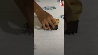 Sanganeri block printing short you tube 🌺blockprint woodenblockandprintblockprintedfabricshorts [upl. by Eustacia408]