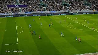 GOOD ASSIST AND RAFA SILVA SCORE PES 2021 GAMEPLAY [upl. by Dreeda]