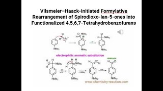 Vilsmeier–HaackInitiated Formylative Rearrangement [upl. by Yesdnik]