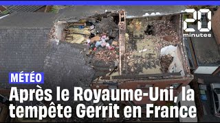 Météo  Après le RoyaumeUni la tempête Gerrit frappe la France shorts [upl. by Lidaa]