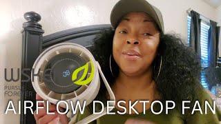 WSKEN AIRFLOW DESKTOP FAN AF02  UNBOXING [upl. by Buiron475]