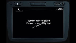 Connect Diag Tool or System Not configure Renault MediaNav 913805705 Repair [upl. by Eeliah]