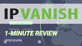 Is IPVanish VPN Worth it 60 Second Review [upl. by Yeldnarb]