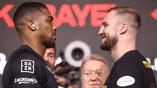 Anthony Joshua FIRES WARNING to Otto Wallin • FACE OFF Saudi Arabia DAZN amp TNT Boxing [upl. by Orpah]