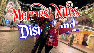 First ever MERRIEST NITES Christmas party at Disneyland [upl. by Phyllida]