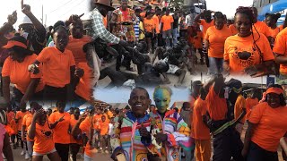 Cape Coast Fetu Orange Friday Carnival Festival Storm With Most Beautiful Girls as Massive Turnsout [upl. by Nagud]