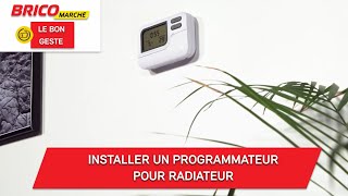 Comment installer un programmateur pour radiateur  Bricomarché [upl. by Anagnos]