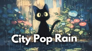 80s Tokyo City Pop vibes Lofi Playlist ☂️ Rain sounds  Ghibli atmosphere [upl. by Euseibbob352]