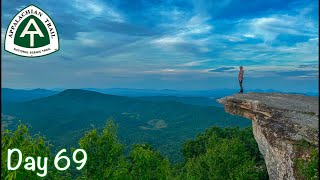 AT 2024  700 miles  Dragon’s Tooth  McAfee Knob 🥳  Day 69 [upl. by Navillus977]