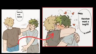 Bakudeku  Kacchans needed to be recharged  HUG ME 💥❤️ English Comic Dub [upl. by Allegra]