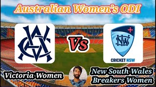 New South Wales Breakers Women vs Victoria Women  Match 11  Womens National Cricket League [upl. by Erret5]