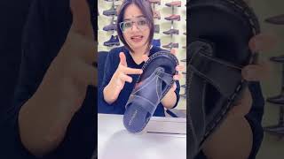 Black Leather Slipper  Product Description Video [upl. by Ellinnet245]