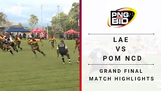 Lae vs Pom NCD  PNG NRL Bid  Match Highlights  Day 2  Grand Final [upl. by Latrice]