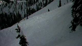 Skiing KT22 at Squaw Valley [upl. by Nedry]