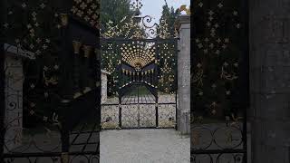 Prussian gate  cobweb  garden sculpture beyond [upl. by Norehc128]