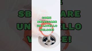 COME SBLOCCARE UN LAVELLO VELOCE curiosità rimedinaturali homeremedies [upl. by Leibarg]