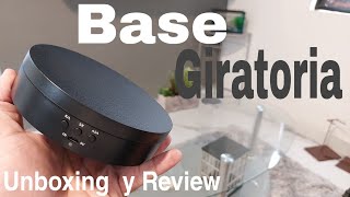 Base Giratoria con 3 Velocidades Display Stand Unboxing y Review [upl. by Catlaina]