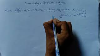 Formaldehyde to Acetaldehyde reactions board2025 [upl. by Sybil940]